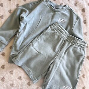 Puma Kids Mint Green Shorts